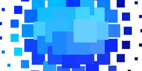 Light BLUE vector layout with lines, rectangles. Abstract gradient illustration with colorful rectangles. Design for your business promotion.