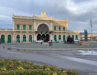 Naklejka premium Estación de tren de Cartagena, España