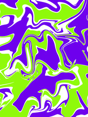 purple and green abstract banner watercolor luxury liquid pattern color on white.