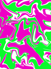 abstract pink and green banner watercolor luxury liquid pattern color on white.