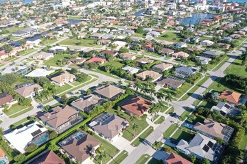 Fototapeta premium aerial view of area