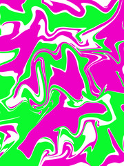 abstract pink and green banner watercolor luxury liquid pattern color on white.
