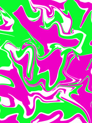 abstract pink and green banner watercolor luxury liquid pattern color on white.