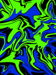 abstract light green and blue watercolor luxury galaxy pattern color on black.
