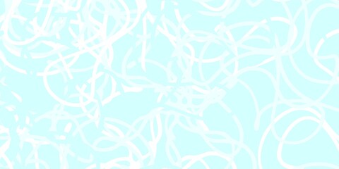 Light pink, blue vector background with wry lines.