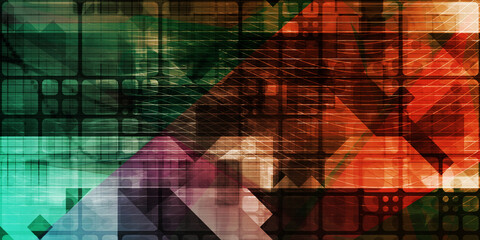 Fototapeta premium Business and Future Technology Concept
