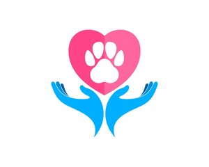 Hand care with love and pet finger