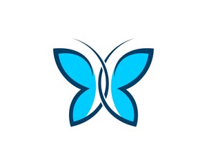 Abstract and beautiful butterfly