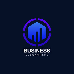 Business logo design in vector