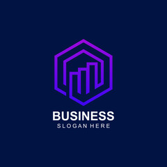 Business logo design in vector