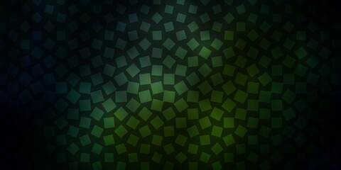 Dark Green vector texture in rectangular style. Abstract gradient illustration with rectangles. Pattern for websites, landing pages.