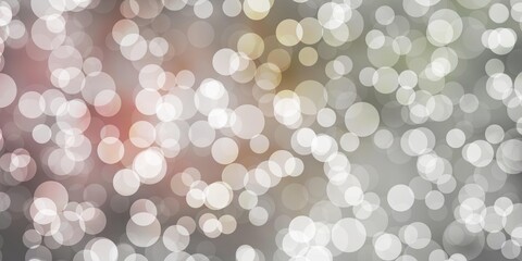 Light Pink, Green vector background with bubbles. Colorful illustration with gradient dots in nature style. Design for your commercials.