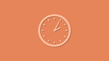 Amazing 12 hours counting down clock icon