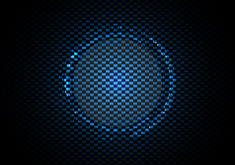 Technology abstract circle digital future modern carbon texture background