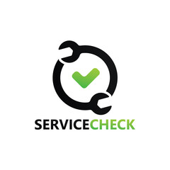 Service Check Logo Template Design Vector