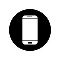 phone flat icon vector illustration