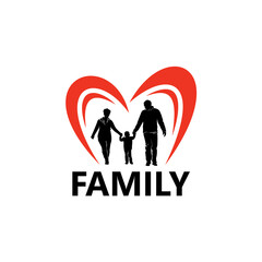 Family Logo Template Design Vector