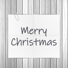 Notepad merry christmas text