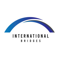 Bridge logo icon vector template.