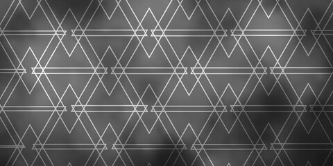 Light Gray vector backdrop with lines, triangles. Shining abstract illustration with colorful triangles. Template for wallpapers.