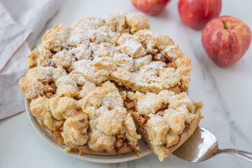 sweet home made apple pie