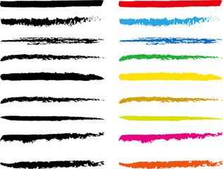 年賀状和風、和柄筆文字ライン