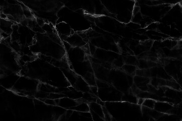 Obraz na płótnie Canvas Black marble high resolution, abstract texture background in natural patterned for design.