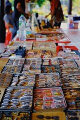 Auspicious objects show in Thai temples