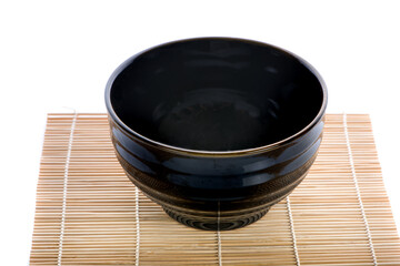 ceramic bowl isolated on white background
