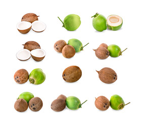 coconut isolated on white background