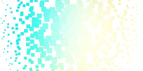 Light Blue, Green vector background with rectangles. New abstract illustration with rectangular shapes. Pattern for websites, landing pages.