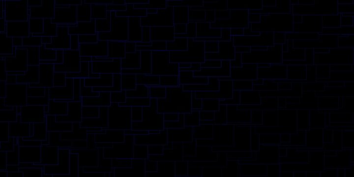 Dark BLUE vector background in polygonal style. Modern design with rectangles in abstract style. Design for your business promotion.