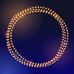 Christmas light garland