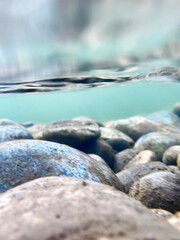 Fototapeta na wymiar water and rocks