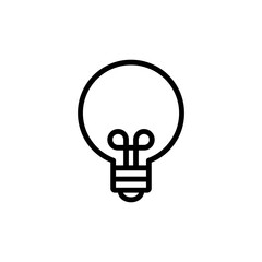 Bulb Icon Design Vector Illustration Template