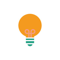 Bulb Icon Design Vector Illustration Template