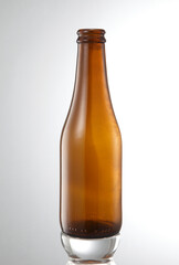 beer bottle isolated on white