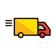 Delivery Icon Design Vector Template Illustration