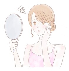 女性　肌トラブル