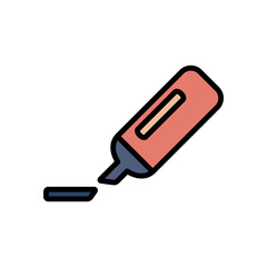 Highlighter Icon Design Vector Template