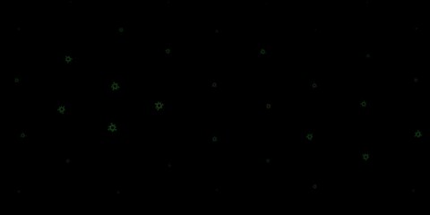 Dark green, yellow vector template with flu signs.