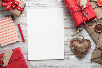White paper and retro mail envelopes © adam121