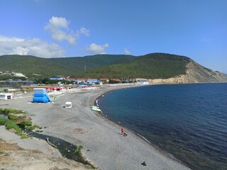 view of the coast of the region sea