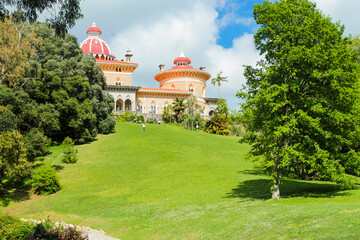 Lovely romantic palace and park ensemble in Sintra, Portugal - Montserrat Palace
