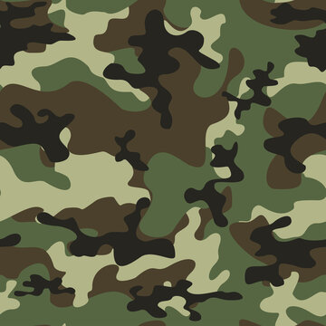 
Military camouflage vector background army texture woodland design.