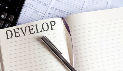 Notebook with Toolls and Notes about DEVELOP