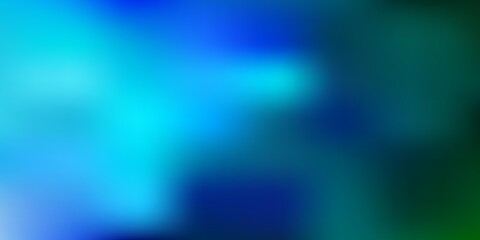 Light blue, green vector abstract blur drawing.