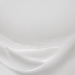 Obraz na płótnie Canvas macro texture for face white cream