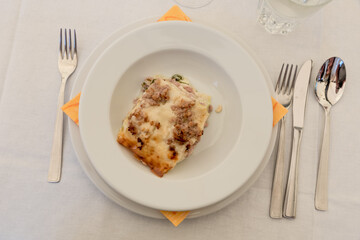 Bolognese lasagne