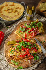 Egg fry with vegetables